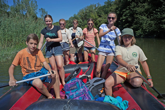 Auch eine Bootstour auf der Donau steht oft auf dem Programm bei der Einführungswoche der Junior Ranger. | Foto: Hasenoehrl