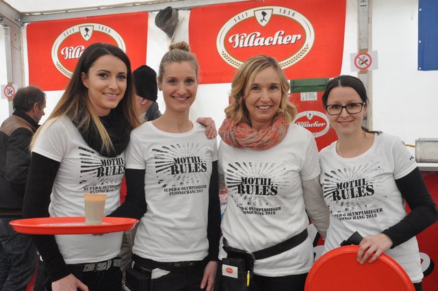 Verena, Brigitte, Iris und Sabrina