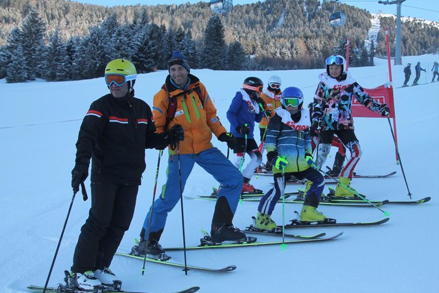 USV Skiclub Oetz bei der Besichtigung