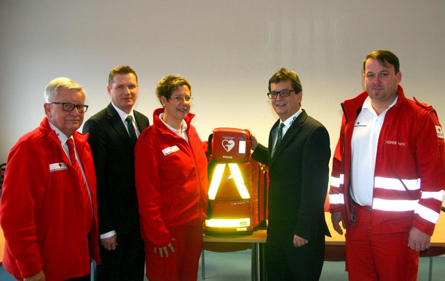 Franz Stifter, Franz Alexander Predl, Barbara Tader, Rudolf Haider, Mario Hofer | Foto: Foto: Rotes Kreuz