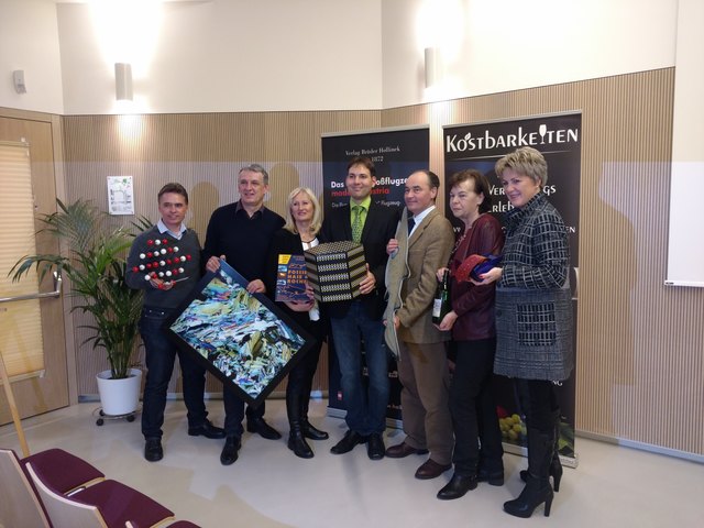 GfGR Mario Rosensteiner, Vizebürgermeister Gerhard Feichter, Direktorin der Neuen Mittelschule Brunn am Gebirge Silvia Weginger, Dr. Robert Krickl, Bürgermeister Dr. Andreas Linhart, Direktorin der Volksschule Brunn am Gebirge Gertrud Mailling, Direktorin der Volksschule Maria Enzersdorf Martina Langer. | Foto: Rita Povolny