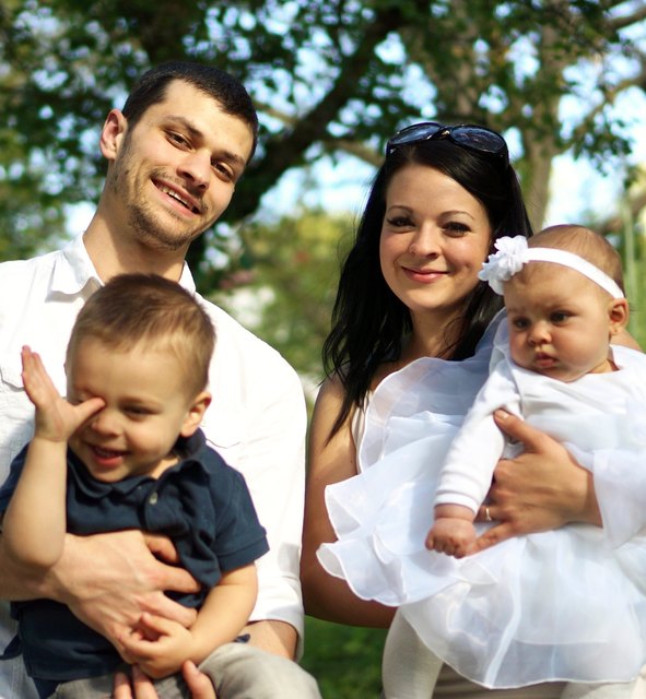 Schappschuss bei der Taufe unserer Tochter Lauren