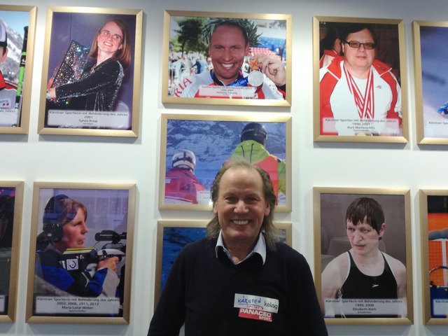 Ein stolzer Sportler des Jahres: Wolfgang Dabernig