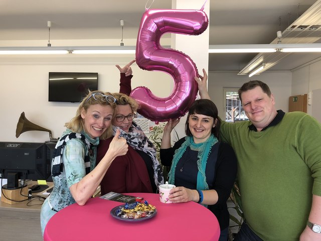 Claudia Meier, Christine Plazotta, Corinna Hackl und Michael Neuwirth