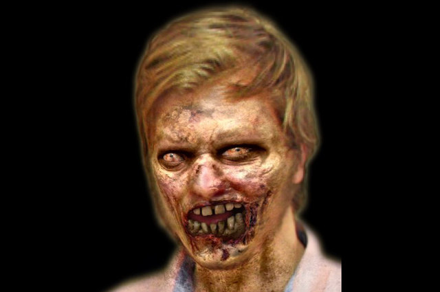 Bei der aktuellen Kälte kann man schon mal wie ein Beißer aus The Walking Dead aussehen...