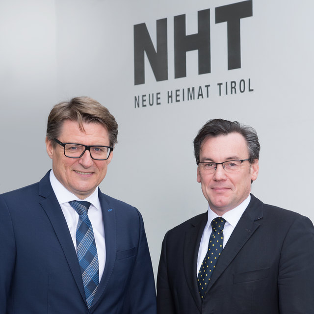 Die beiden NHT-Geschäftsführer Hannes Gschwentner und Markus Pollo (re.).
