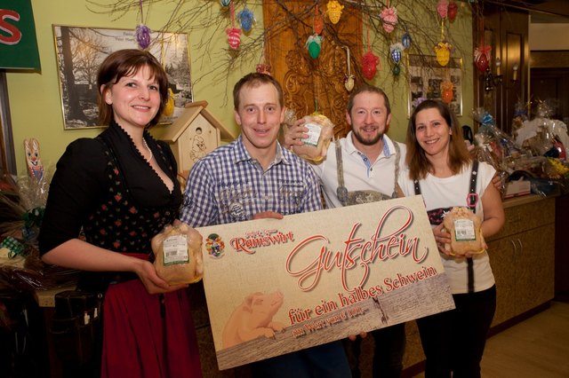 Martina Pichler, Harald Steinwender, Wolfgang Pichler und Anita Reinharter.