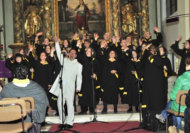 Der Longfield Gospel Choir trat in der Kath. Kirche Rechnitz auf.