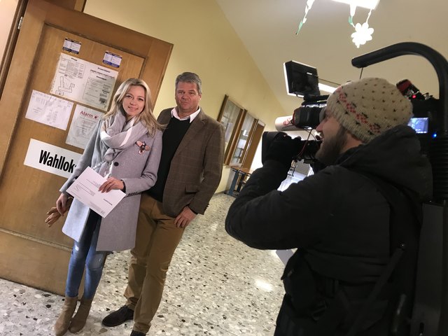 Landesrat Gerhard Köfer bei der Stimmabgabe | Foto: KK