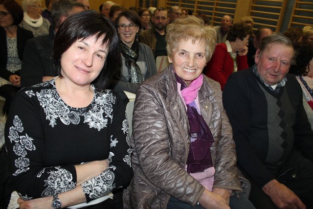 Hilde Erschen und Valentina und Johann Kusej (von links)