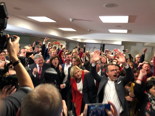 Jubel bei der SPÖ | Foto: Lehner