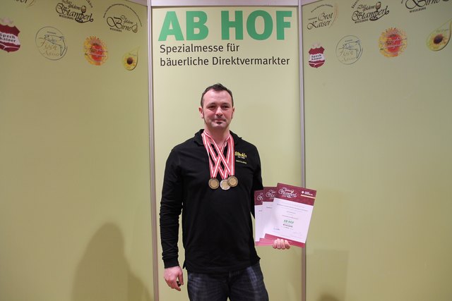 Hoch dekoriert: Christian Pirklbauer