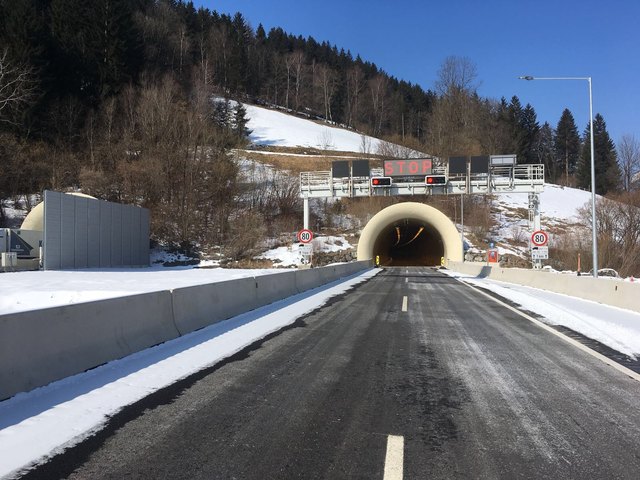 Die Sanierungsarbeiten sind abgeschlossen. Der Selzthaltunnel ist wieder frei befahrbar. | Foto: Asfinag
