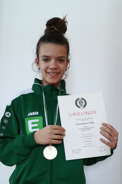 Elisa Glockengießer holte am Luftgewehr den Steirischen Meistertitel. | Foto: KK