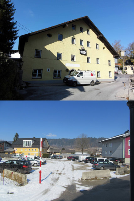 Wo sich bis vor einigen Jahren das traditionsreiche Gasthaus Schöndorfer befand, parken jetzt die Autos.