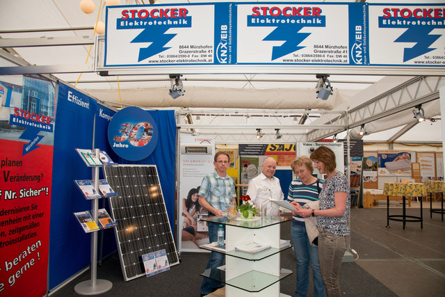 Langjähriger Partner: Zum 22. Mal stellt Elektrotechnik Stocker bei der Häuslbauermesse Mürzhofen in Kindberg aus. | Foto: Püreschitz