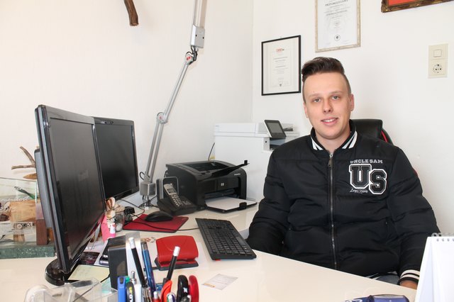 Klement gründete mit 19 Jahren seinen Betrieb | Foto: woche/aw