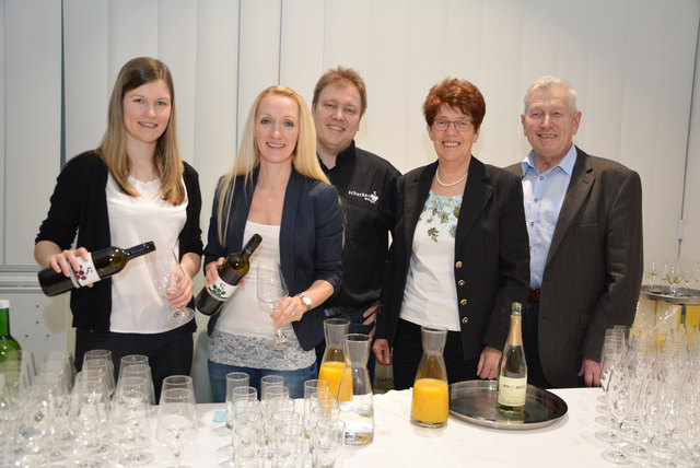 Familie Schuckert sorgte für Wein und Getränke