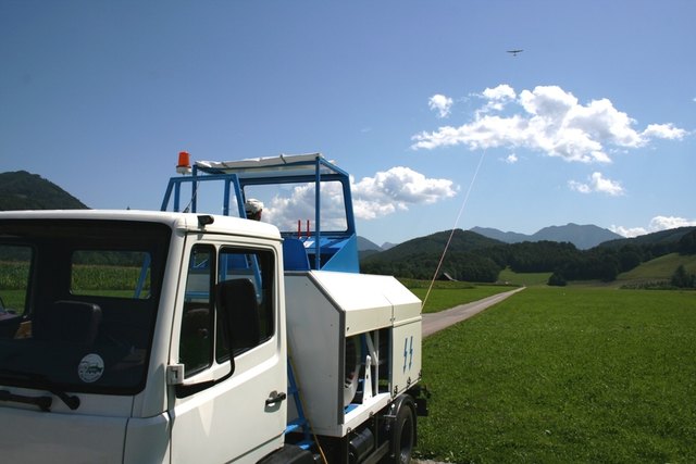 Ein besonderes Highlight am Micheldorfer Segelflugplatz ist die Elektrowinde, mit der Co2 eingespart wird.