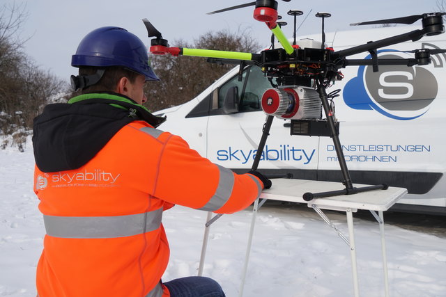 Skyability - ALS Airborne Laserscanner Riegl - Laserscan - Laserscanning - 3D Punktwolke - PointCloud