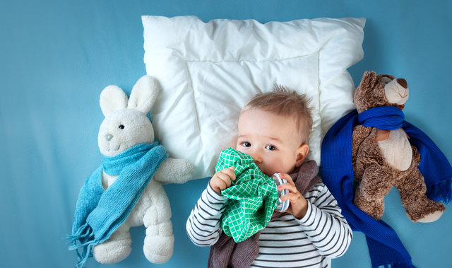 Erkältungen helfen dem Baby, das Immunsystem zu stärken. Meist ist die Krankheit harmlos. | Foto: candy1812/Fotolia
