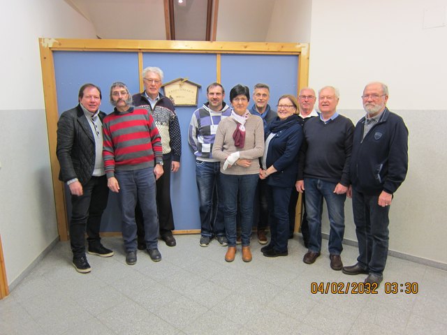 Bgm. Matthias Weghofer, Stellvertreter Josef Trimmel, Kassier Ing. Hans Kremser, Stellvertreter Stefan Tragl, Obfrau Margareta Trimmel, Vbgm. Josef Habeler, Schriftführer Margit Strobl, Beirat Gerhard Konrad, Beirat Werner Schreiner und Stellvertreter Leopold Bogner bei der Generalversammlung des Krippenvereines Wiesen. | Foto: zVg