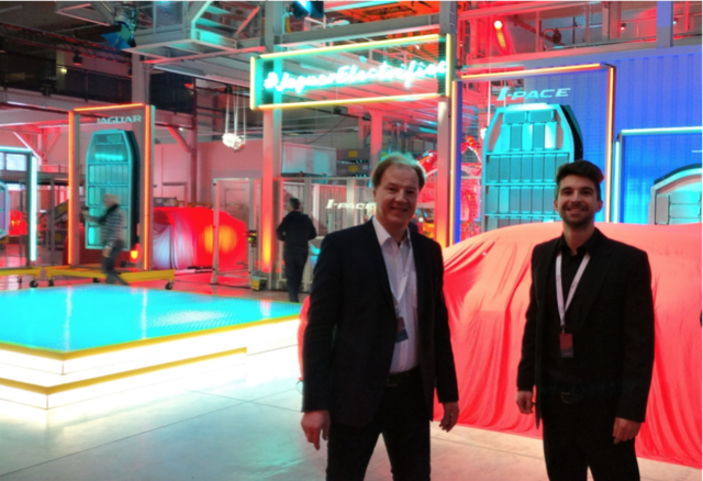 Andreas und Bernhard Dangl bei der Präsentation des Jaguar i-pace | Foto: FutureDriving