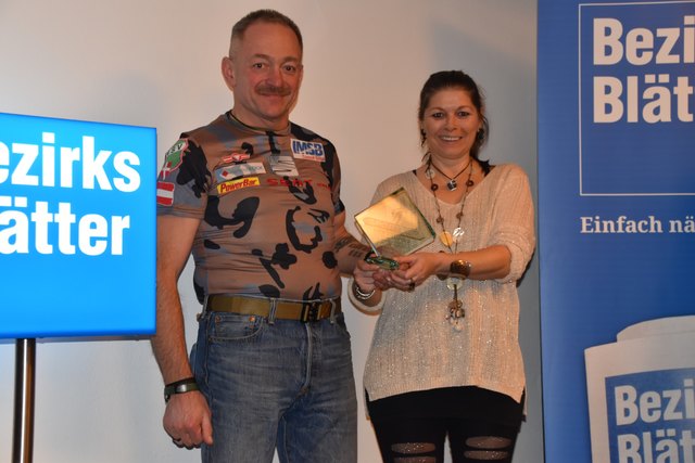 Klosterneuburg/Purkersdorf: "Sportler des Jahres" Karl Heinz Riegl, Brigitte Huber (Redaktion Purkersdorf) | Foto: BB/Hairer