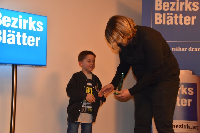 Melk: "Sportstar von morgen" Emilian Aigner und Daniel Butter, Redaktionsleiter Melk | Foto: BB/Hairer