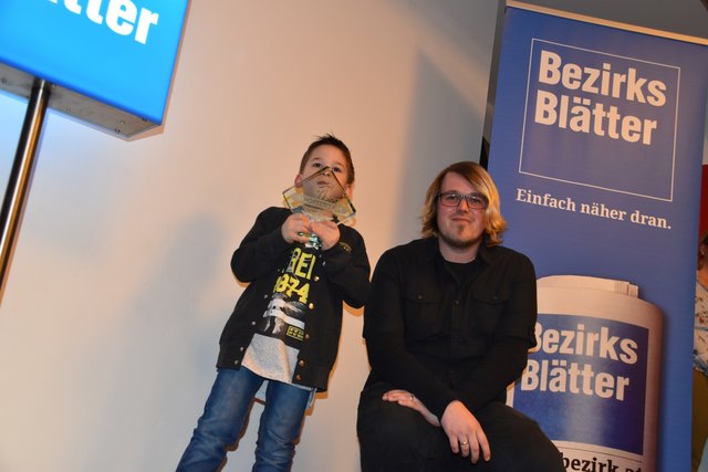 Melk: "Sportstar von morgen" Emilian Aigner und Daniel Butter, Redaktionsleiter Melk | Foto: BB/Hairer