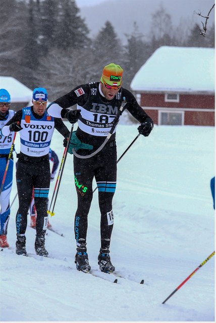 Thomas Steurer und Matthias Kuhn gaben ihr Bestes beim Vasa-Lauf in Schweden. | Foto: privat