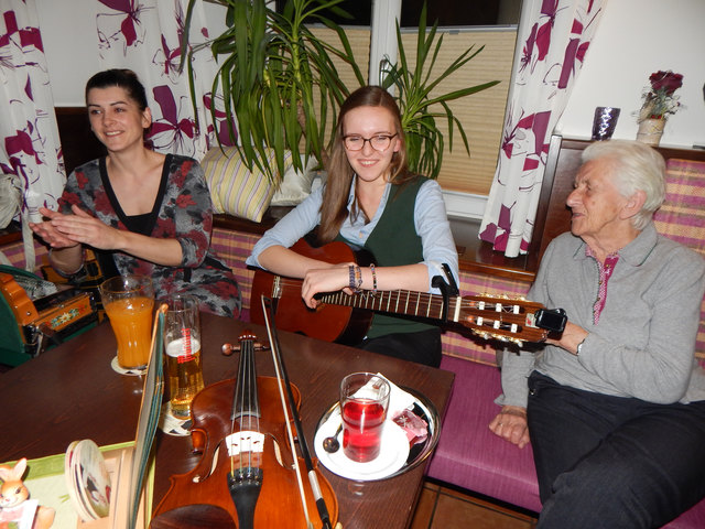 Helgard und Gerit sind stets präsent wenn es heißt beim Wirt‘n wird aufg‘spielt.