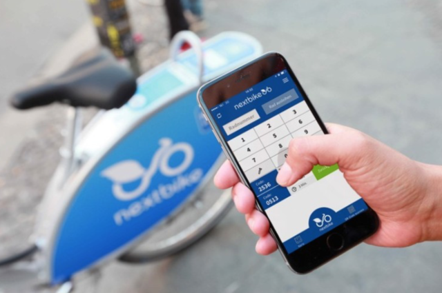 Per APP, per Handy oder per Internet ganz einfach Fahrräder von "nextbike" ausleihen. | Foto: Nextbike