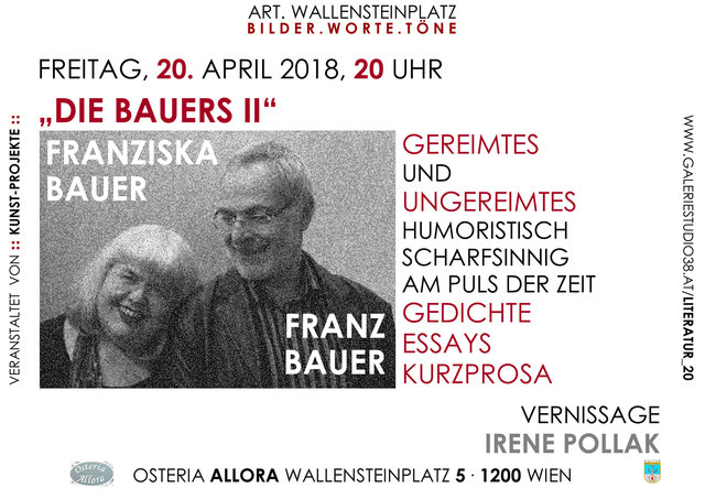 Flyer 20. April Lesung | Foto: Bauer