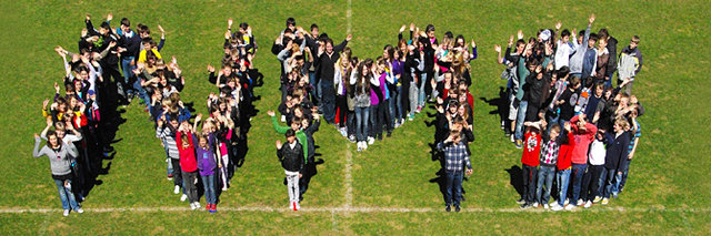 Die Schülerinnen und Schüler der Musik-NMS Edelschrott vertraten die Lipizzanerheimat bei einer Messe in Graz. | Foto: NMS Edelschrott