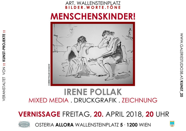 Flyer 20. April Vernissage | Foto: Irene Pollak
