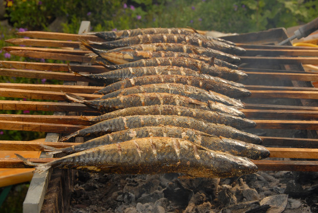 Es gibt frische Steckerlfische. | Foto: Foto: Fotolia/ai-creativ