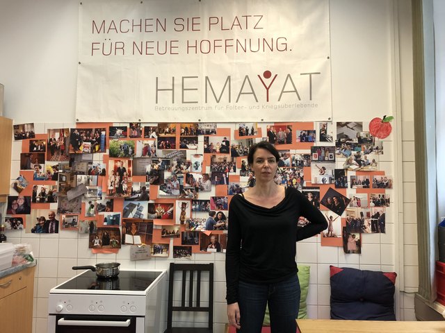 Cecilia Heiss leitet Hemayat, das Betreuungszentrum für Folter- und Kriegsüberlebende.