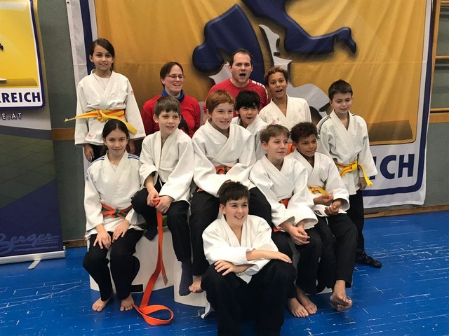 Nachwuchskader des Judo-Club Stockerau