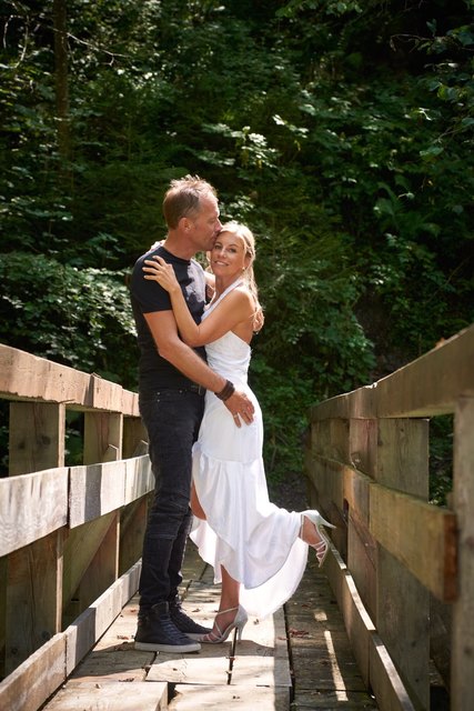 Gernot Waldner und seine Frau Doris Golatka bei ihrer Hochzeit im August 2017 | Foto: KK/Privat