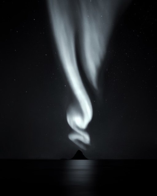 Mit dem Bild der "tanzenden Nordlichter" gewann sie. | Foto: Bacher