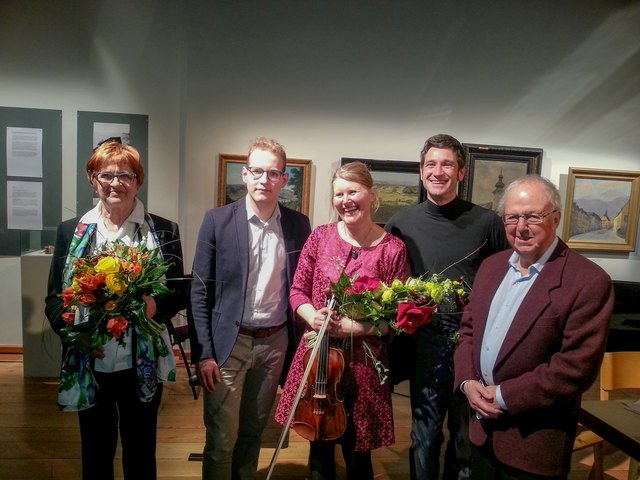Die Protagonisten bei diesem besonderen "Treffpunkt Lyrik" im Deutschlandsberger Laßnitzhaus. | Foto: KK
