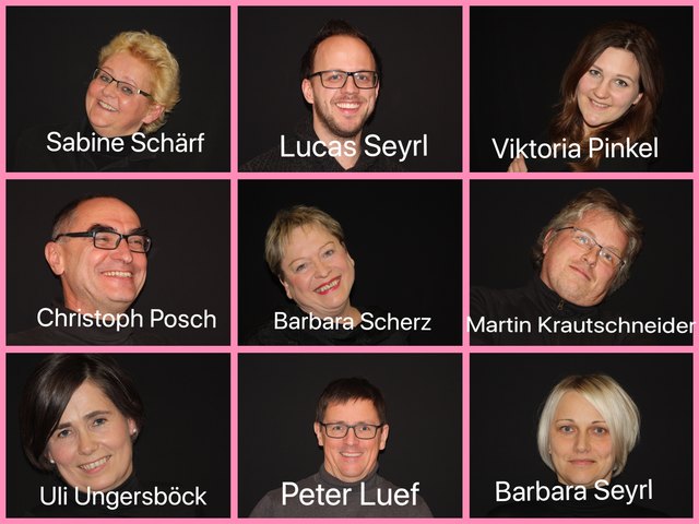 Unsere heurigen Darsteller ....Fotorechte Uli Ungersböck