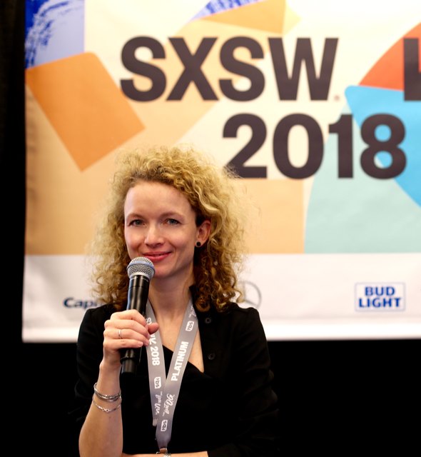 Patricia Stark beim SXSW in Austin, Texas. | Foto: Verena Kroupa