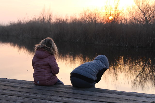 Den Sonnenuntergang in Neusiedl/See bewundern ❤