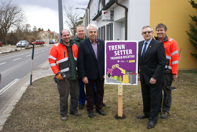 Reinhard Thurner, Alfred Kolowrat, Bürgermeister Leopold Winkler,  AWS-Obmann Erich Klein, Bernhard Besser | Foto: AWS