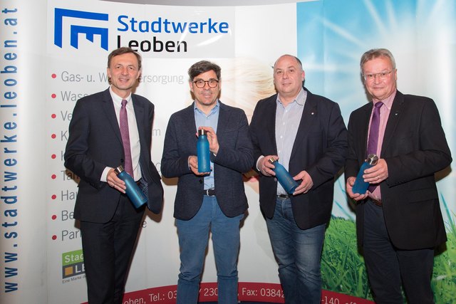 Ronald Schindler, Andreas Jäger, Heinz Ahrer, Erhard Skupa (v.l.).