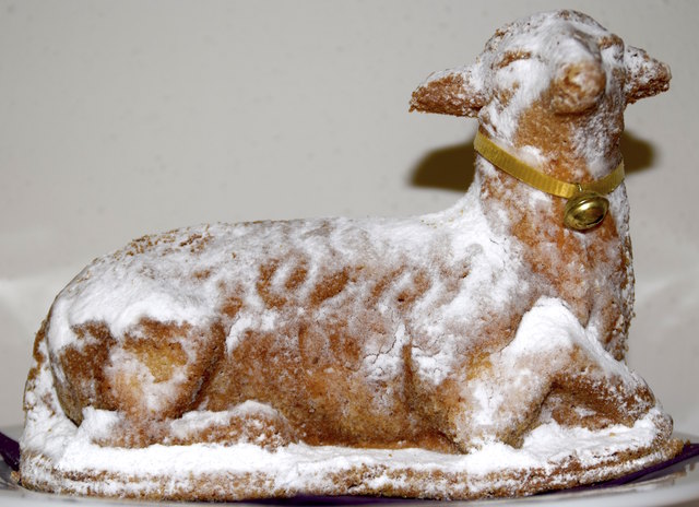 Das Osterlamm der Dorfbäckerei Heigenhauser in Waidring. | Foto: Johanna Schweinester