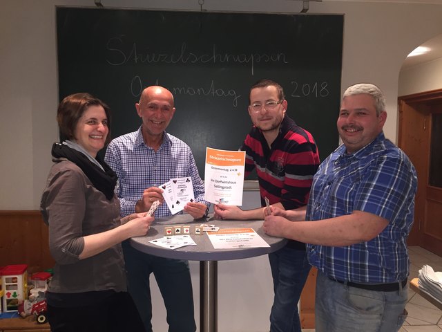 Iris Scheidl, Josef Schaden, Markus Rabl und Harald Zauner (v.l.) freuen sich auf die vielen Gäste von Nah und Fern. | Foto: NÖAAB
