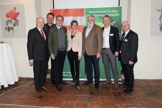 Zum ersten Green Dinner konnten hochkarätige Referenten, an der Spitze Präsident Franz Fischler, begrüßt werden.